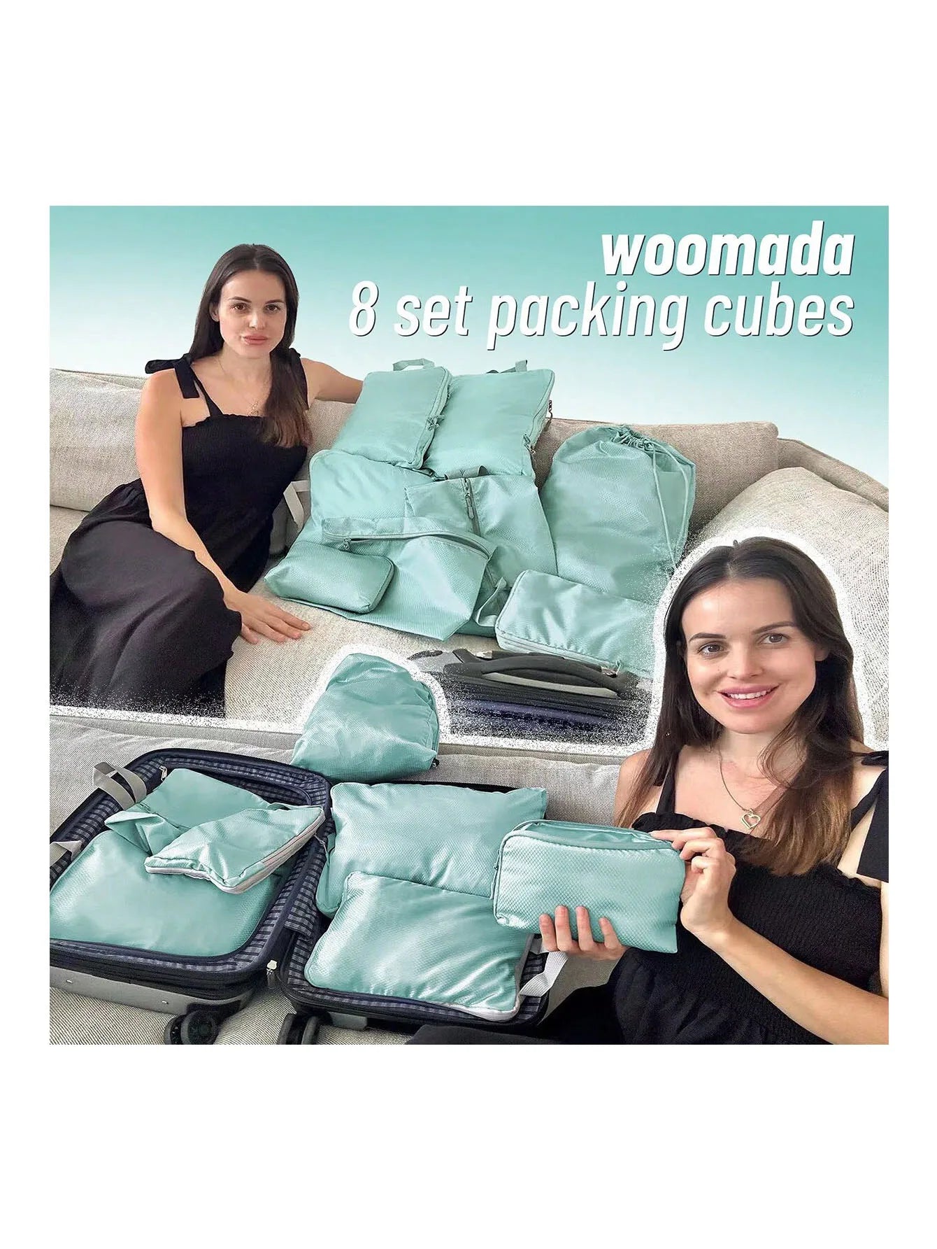 Carvallo-förvaringsväska PackEase | Kompakt & Mångsidig | För Kläder, Skor & Kosmetik | Platsbesparande & Robust