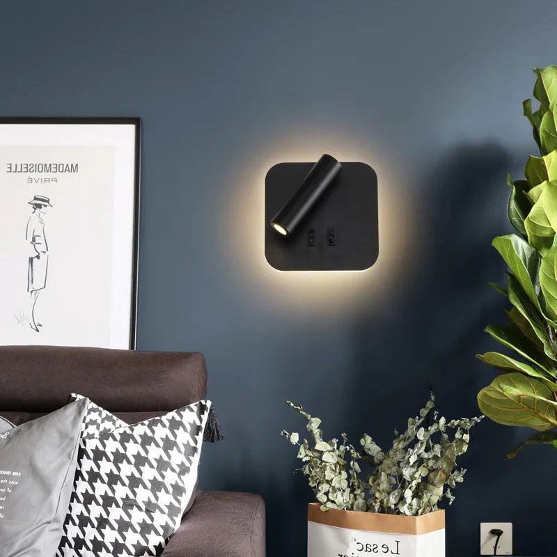 FlexiLicht - Modern LED Vägglampa med Svängfunktion