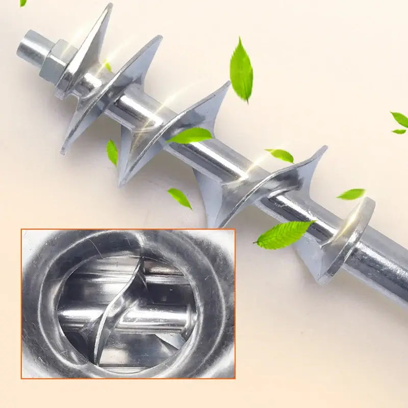 Royallure Manuell Rostfritt Stål Korvstoppare & Köttkvarn – Handvevad, Tungt Utförande