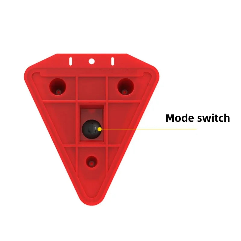 Carvallo Solar-Alarmsljus med hundljud | LED-säkerhetsljus med 129 dB alarm | Vattentålig & djuravskräckning | För trädgård, gård & stall