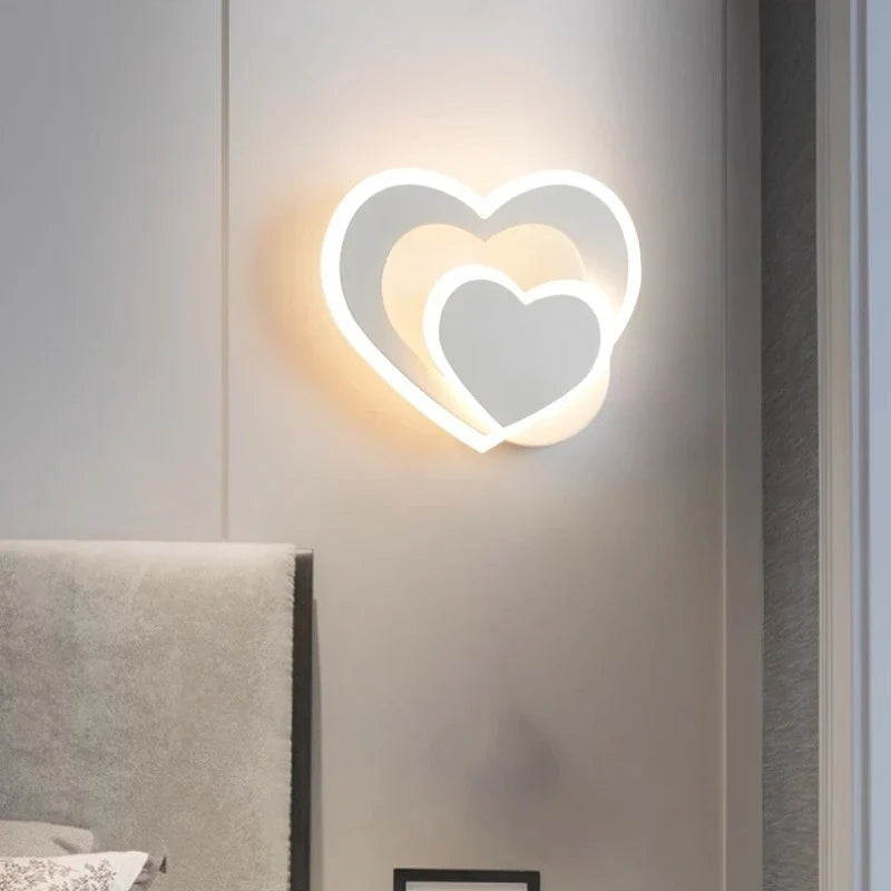 HeartWall Vägglampa - Kreativ LED Stämningsbelysning
