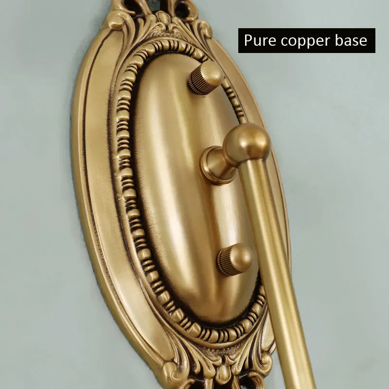 CopperGlow - Klassisk Vägglampa för Sovrum och Vardagsrum