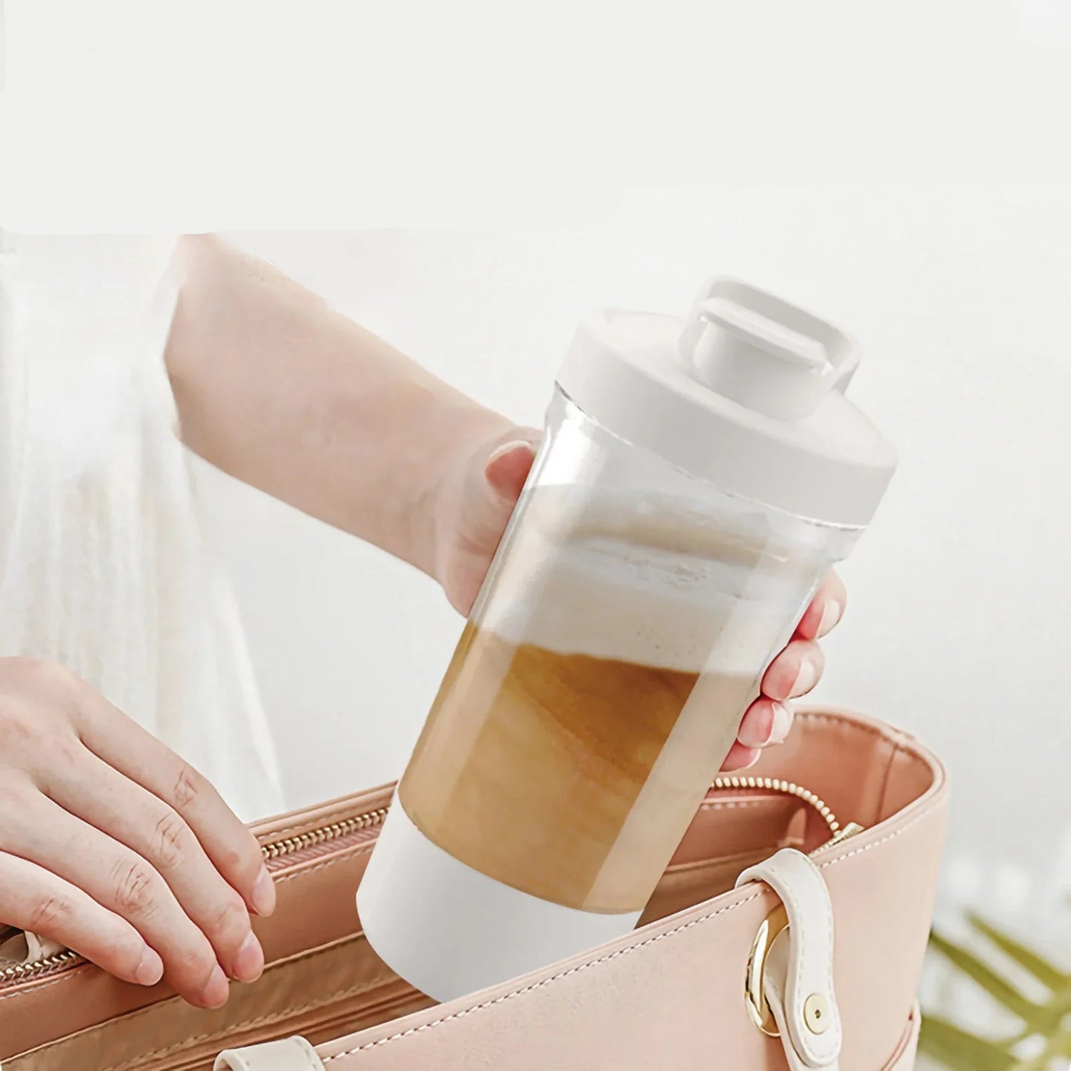Automatisk shaker för på språng