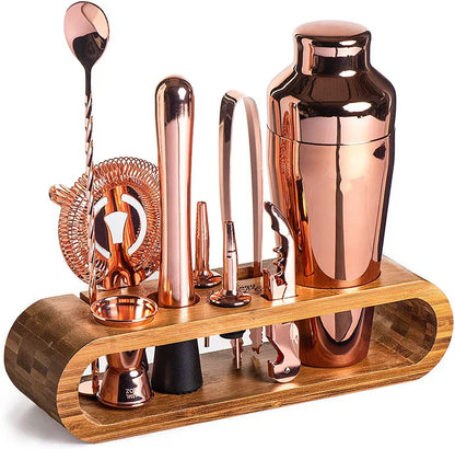 Stirré Elite Cocktail Set – Lyxig Metallisk Bar Kit Essentials