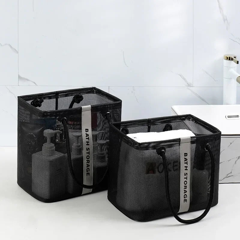 Carvallo Visibella Max | Transparent & Rymlig | För Bad, Resa & Vardag | Med Metallram & Bärhandtag