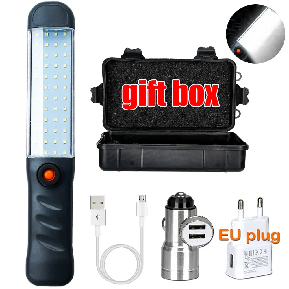 Carvallo Worklight | 20W LED arbetslampa | Magnet & krok | USB uppladdningsbar & vattentät