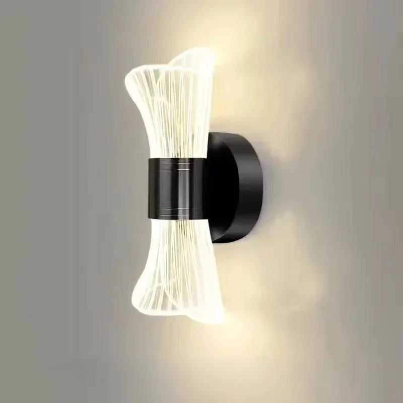 GlowCurve - Modern LED Vägglampa För Sovrum och Vardagsrum