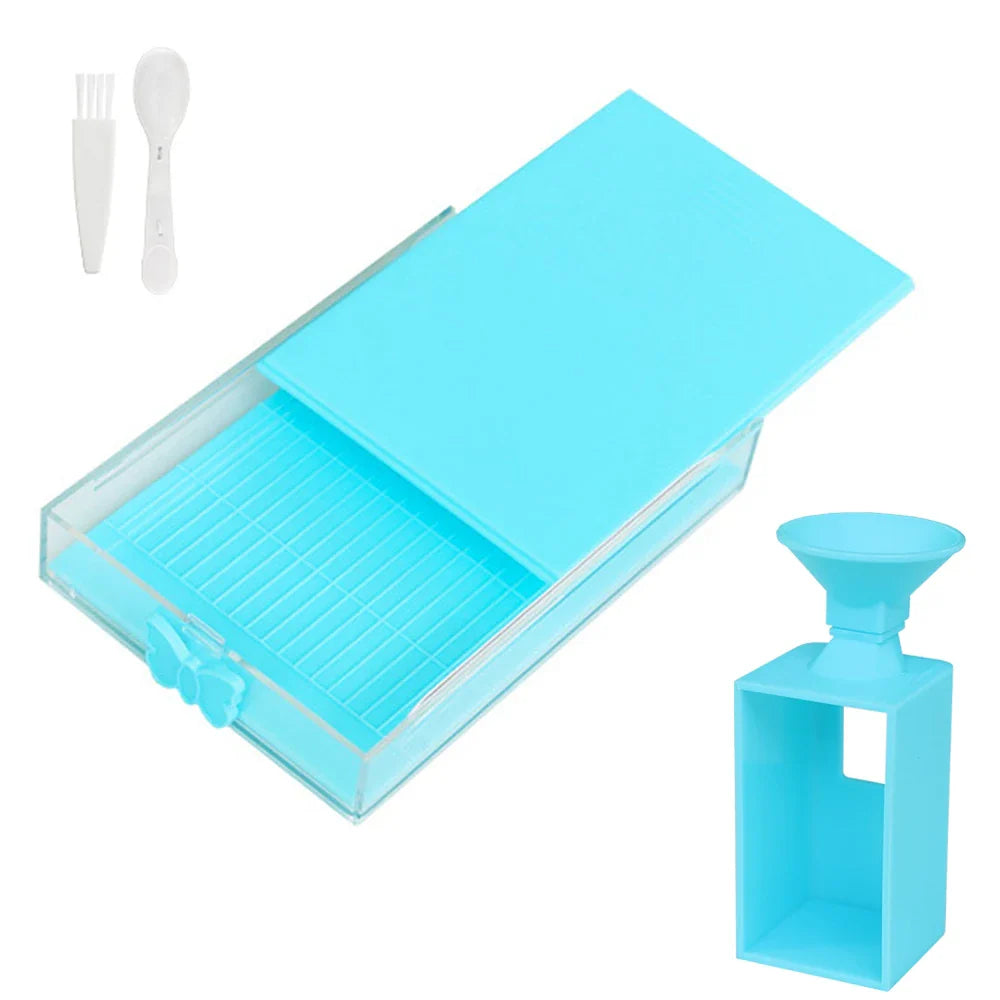 Carvallo Diamantmålning Tratt | För Runda & Fyrkantiga Stenarter | Lätt fyllning av Lådor & Skålar | Tillbehör för DIY-Konst