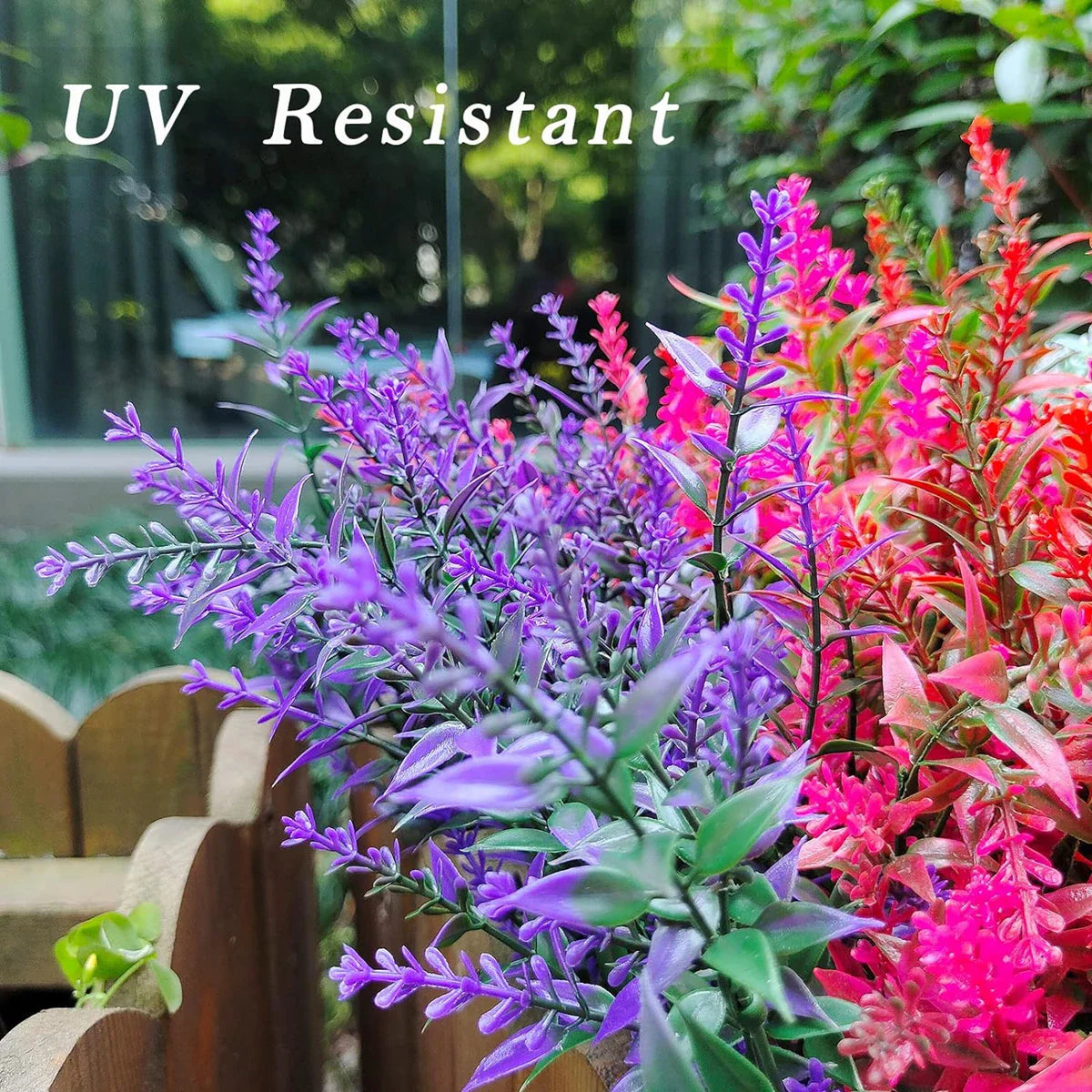 Carvallo 12-pack konstgjord lavendel | Konstväxter för bröllop, vaser, kronor & dekoration | För inomhus & utomhus