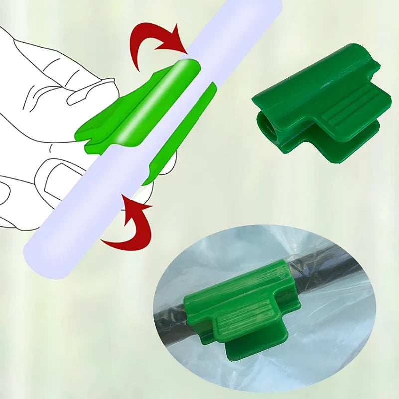 Carvallo GripPlanta | 12-pack plastklämmor | Rutschfest & väderbeständig