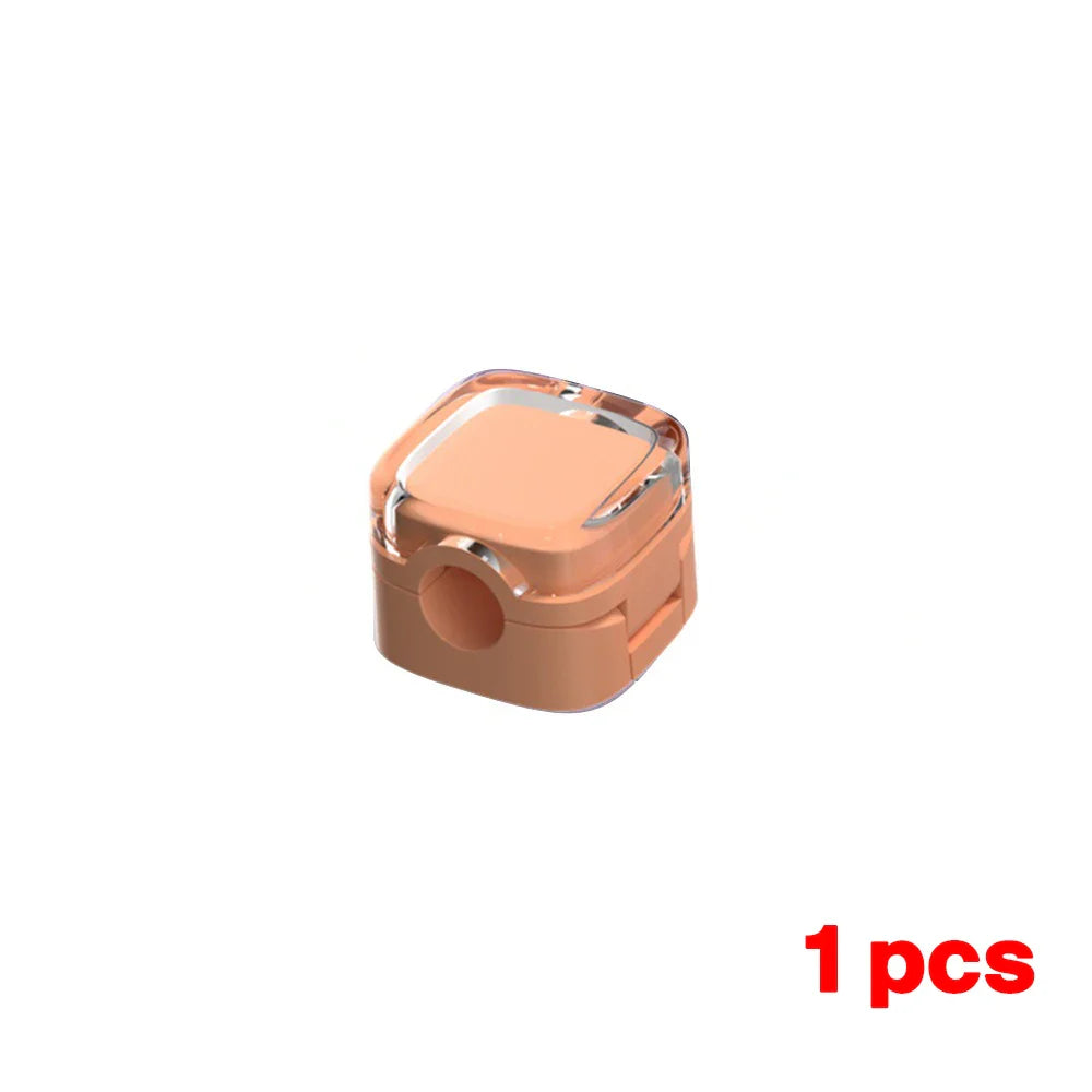 Carvallo Kabelhalter | Magnetisk kabelføring for skrivebord & vegg | Selvklebende & transparent | For data- & audiokabler