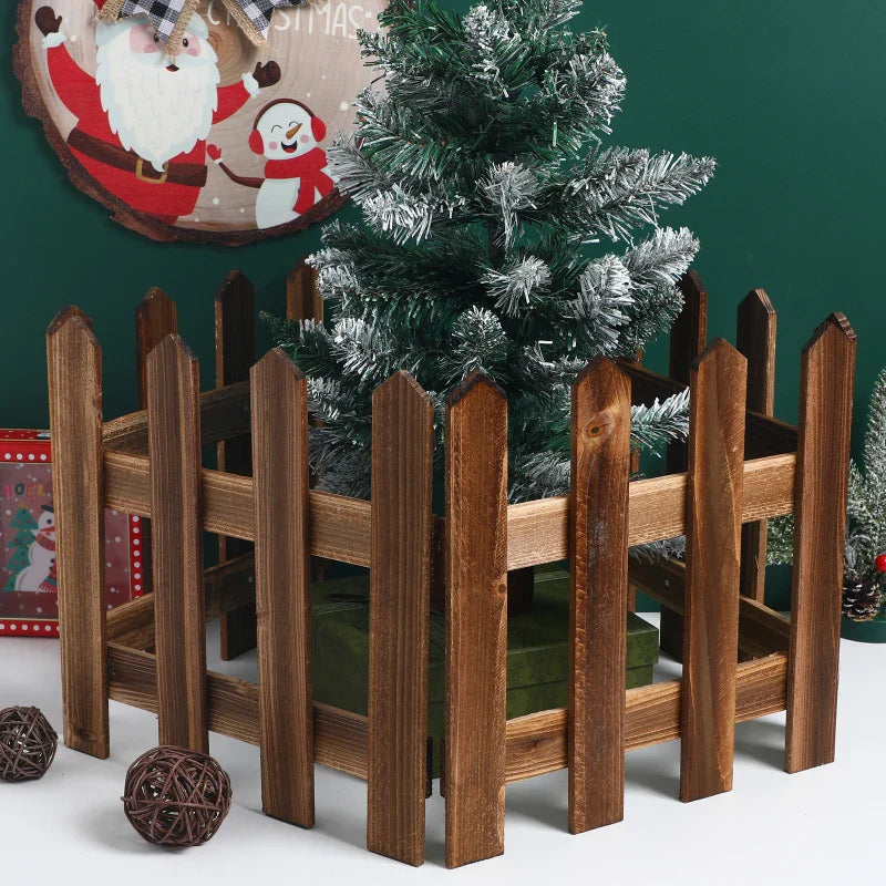 Dekorativ trädhägn för bäddar och utomhusområden