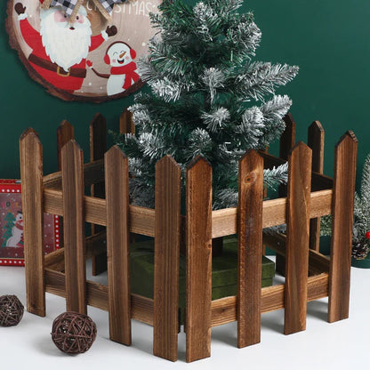 Dekorativ trädhägn för bäddar och utomhusområden