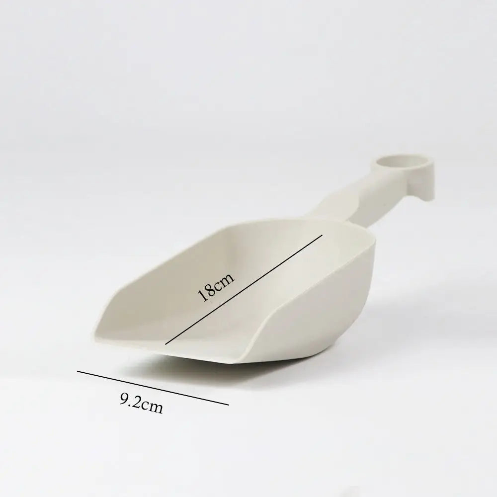 Carvallo SoilScoop trädgårdsskovel i plast | Ergonomiskt handtag & förstärkt skovelområde | Platsbesparande & lätt | För jord, sand & gödsel