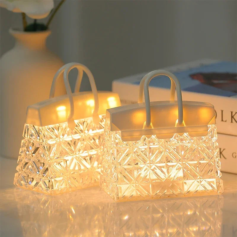 LumiBag - Kreativ Dimbar LED Nattlampa i Handväsksform för Sovrum &amp; Vardagsrum