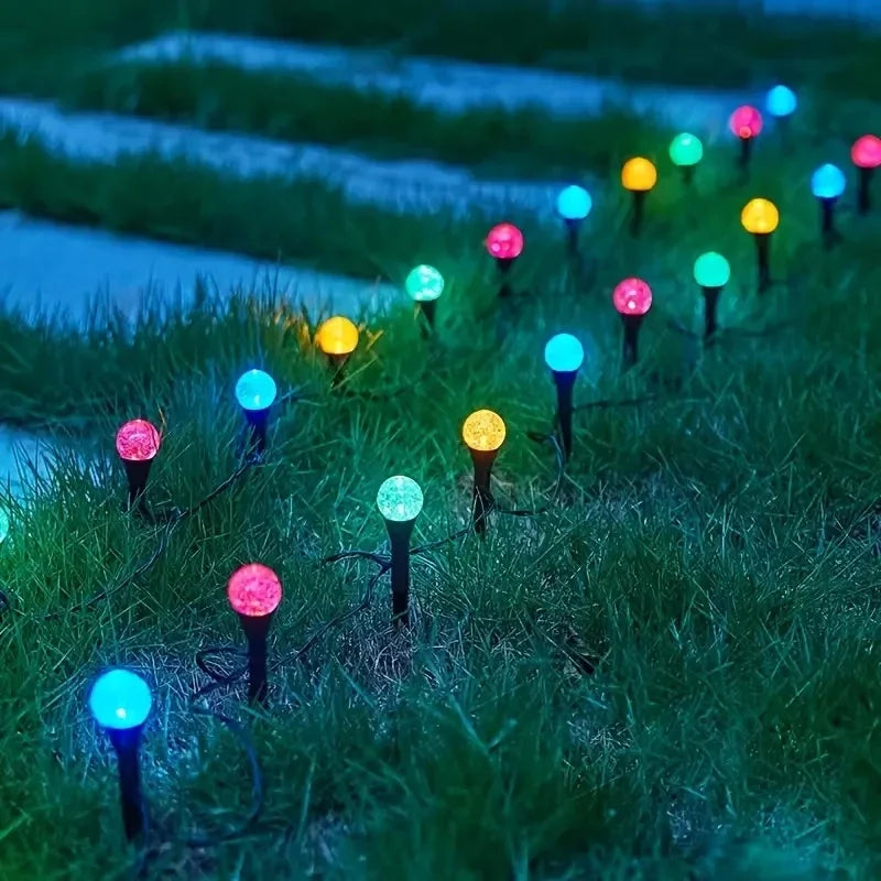 Carvallo DecoGlow Solrosenljus | 15/30 LEDs | Varmvit, Kallvit & Färgglad | 8 Ljuslägen | Väderbeständig & DIY-vänlig