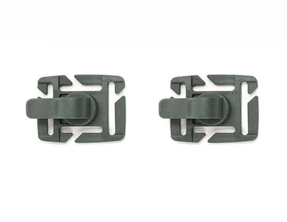 Carvallo Schlauchhalter Clip för dryckessystem | 360° roterbar | MOLLE-kompatibel | För ryggsäck, utomhus & camping | Lätt & Robust