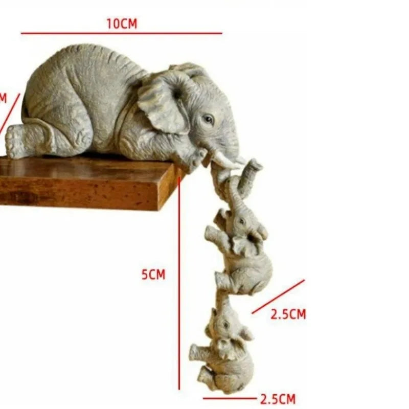 Söt Elefant Figur - Charmig Hem Dekoration