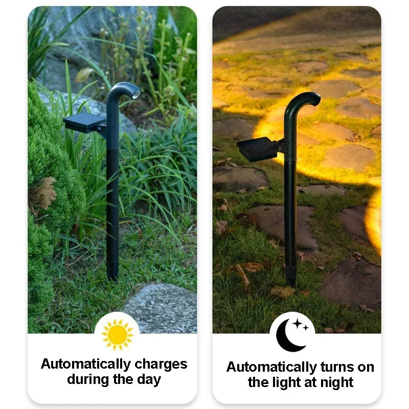 Carvallo Trädgårdslampa LUXORA WarmGlow | IP55 Vattentät | Solcelldriven | Automatisk skymningssensor