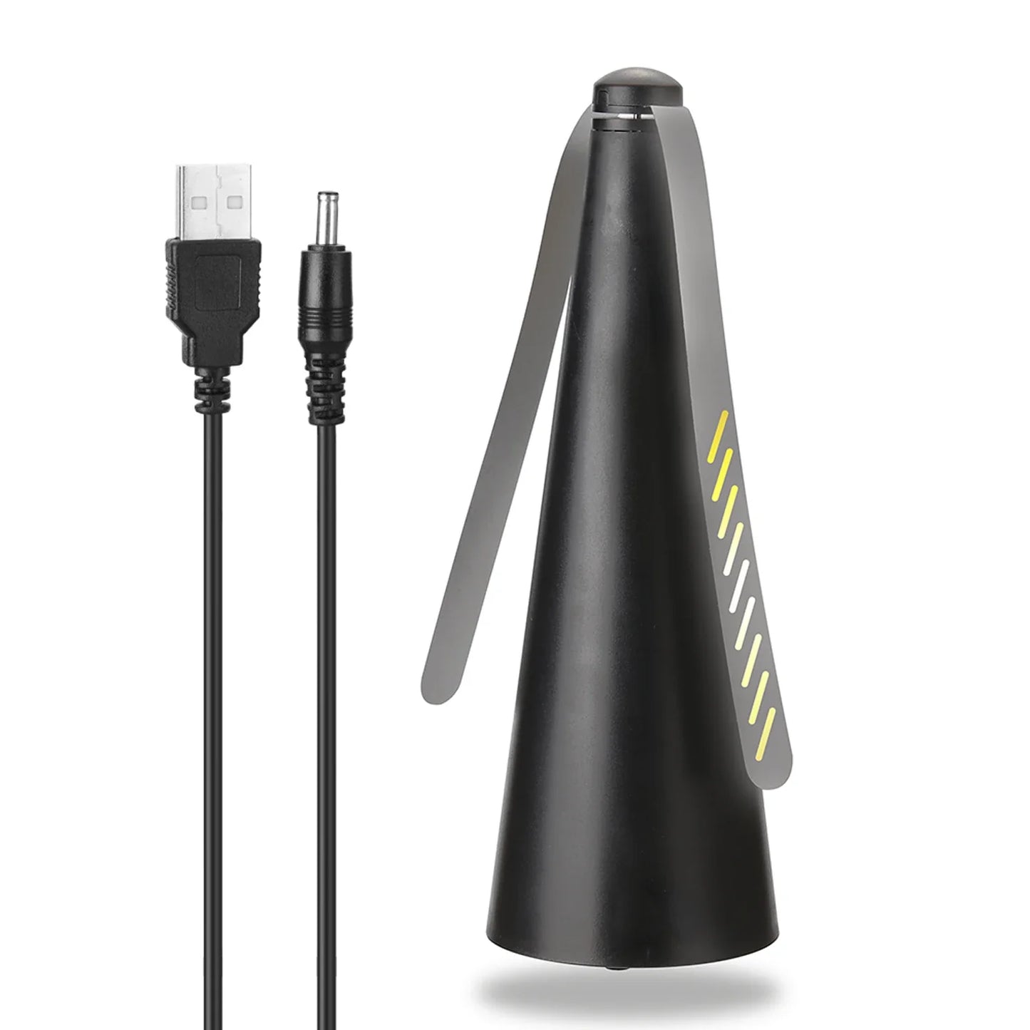 Carvallo Naturguard Fluginsektsbekämpning Bordsfläkt | 360° roterande insektsförsvar fläkt | Tyst & Säkert | För utomhus, camping, picknick