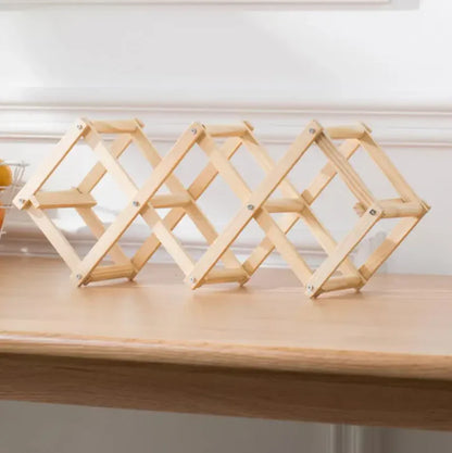 Carvallo - Ihopfällbar furu förvaringsställning