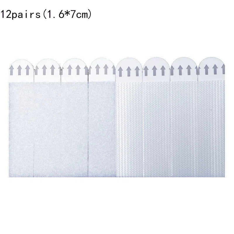 Carvallo Klebestreifen FIXNOVA EasyMount | 12 par | Restfri & verktygsfri | För ramverk, speglar & dekoration