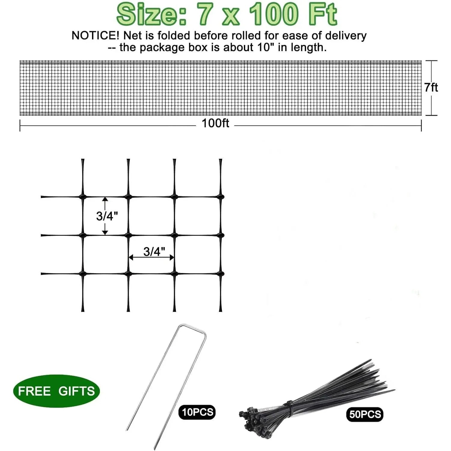 GardenGuard Nät | Hållbart Skyddsnät för Växter