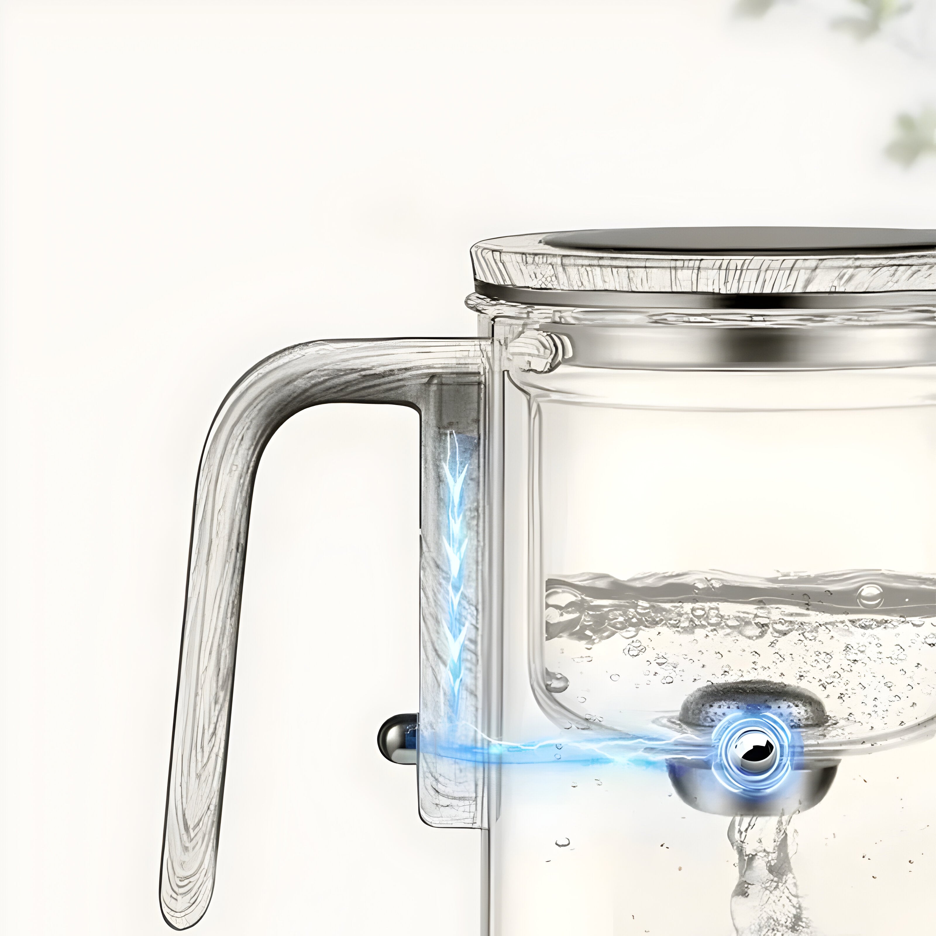 TranquilSip Tekanna – Magnetisk Växel Filter Glas Teapot