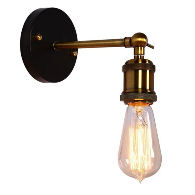 RetroAngle - Industriell Vägglampa med Justerbar Vinkel