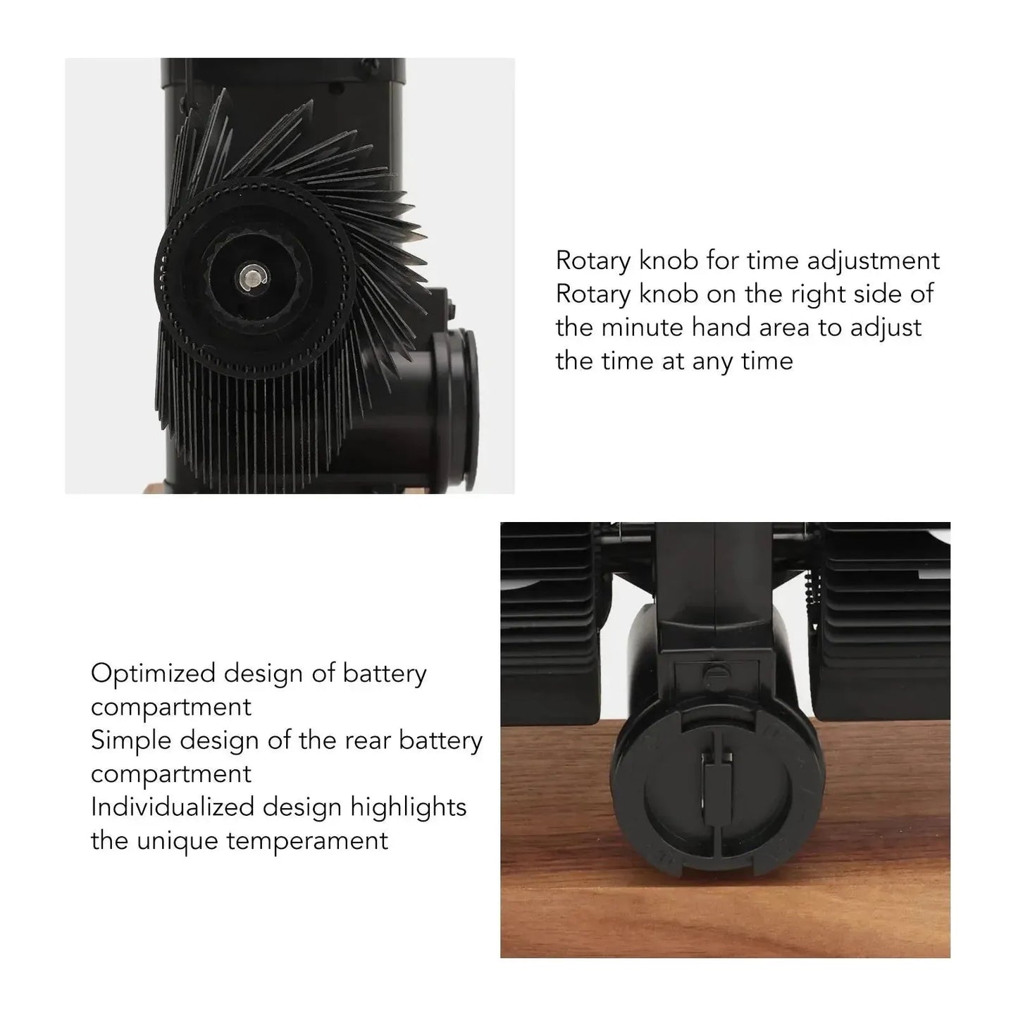 RetroFlip Klocka - Vintage Automatisk Digital Flip Page Klocka