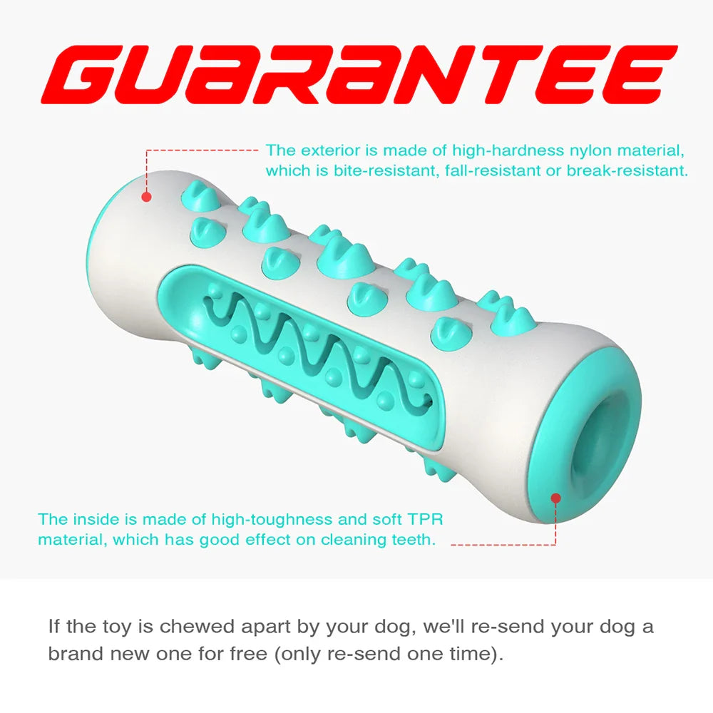 Carvallo Pro Hundtandborste-tuggleksak | Interaktiv tuggnack för medelstora & stora hundar | Tandrengöring & stressavlastning