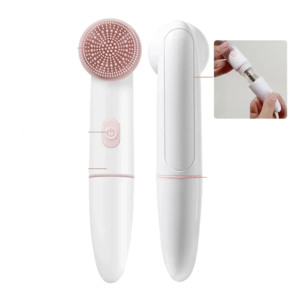 Ansiktsrengöring Silikonborste Huds Massageapparat