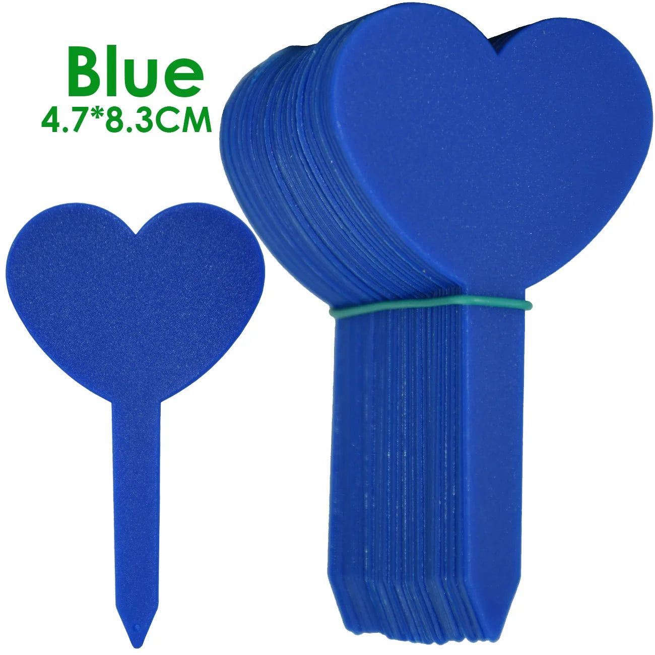 Carvallo Trädgårdsetiketter | 50 stycken | Vattentäta växtskyltar i plast | Återanvändbara | För krukor, rabatter & frön