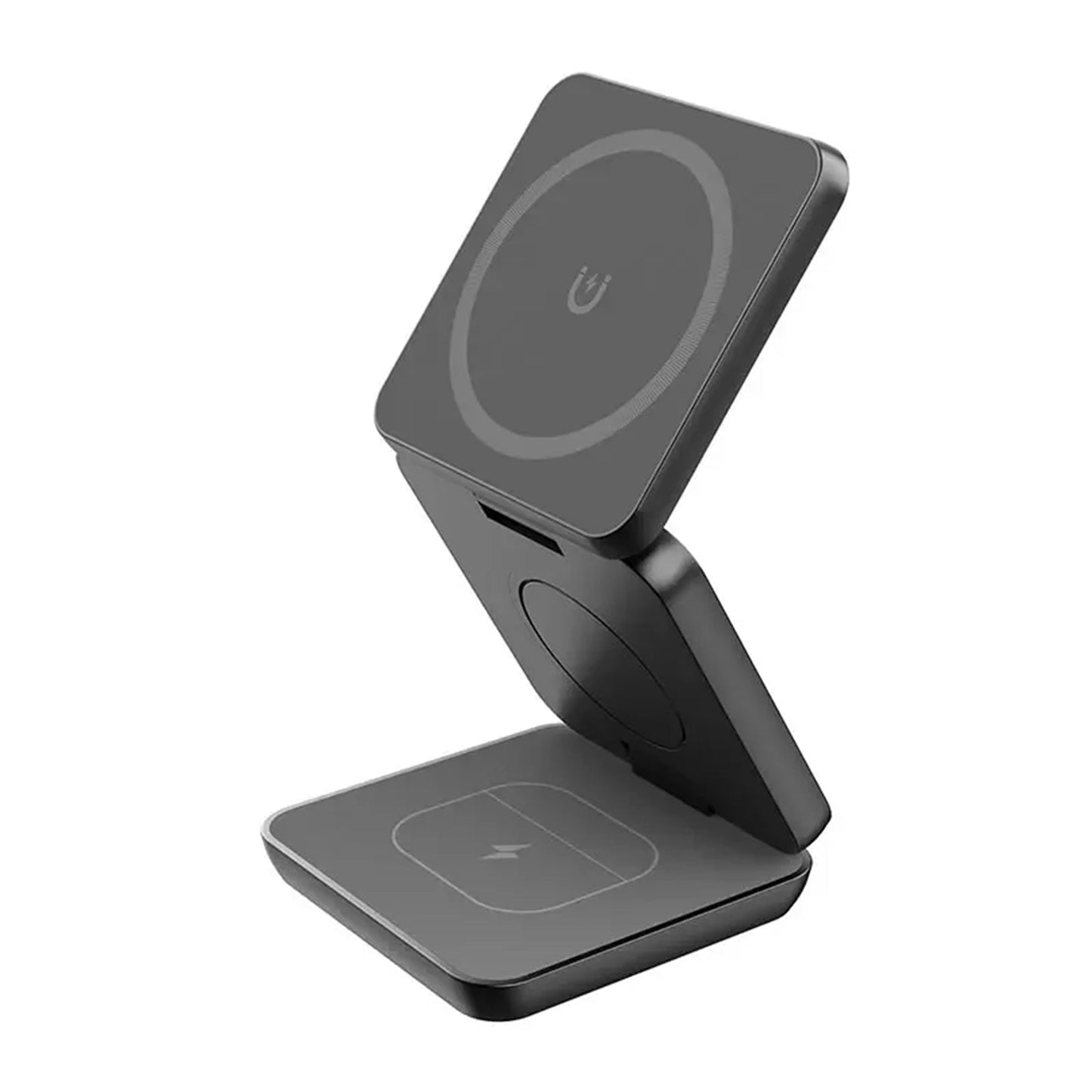 3 i 1 Snabb Magnetisk Fällbar Trådlös Laddare För iPhones, AirPods och Apple Watches