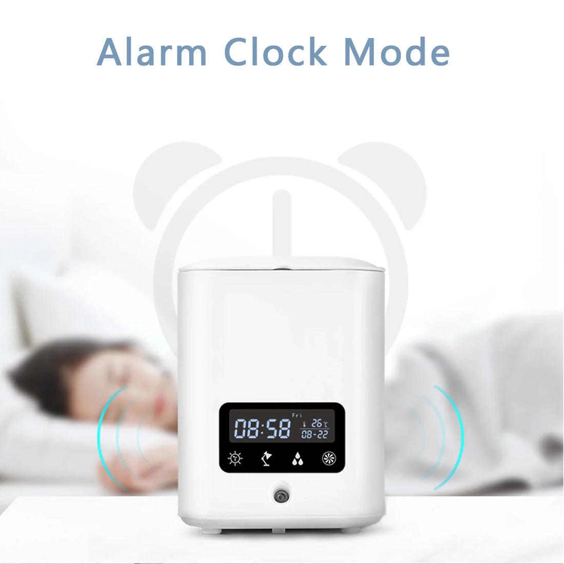 Multifunktionell intelligent hydroponisk växtkruka med kalender, diffusor och skrivbordslampa