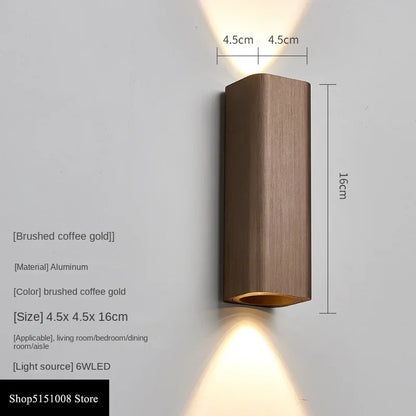 GlowLuxe - Modern LED Vägglampa för Sovrum &amp; Korridor