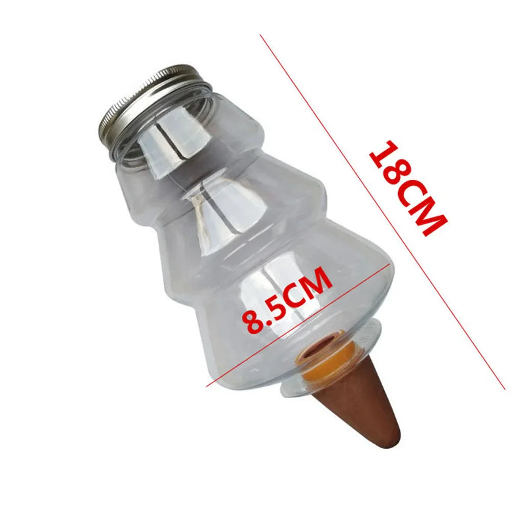 Carvallo Bewässerungssystem AquaPet GardenCare | Droppbevattning för rum- och trädgårdsväxter | 500ml | Älg, Träd & Björn Design