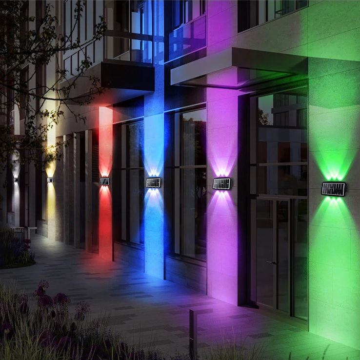 Solenergidriven Vägglampa – Energibesparande Utomhus LED-lampa
