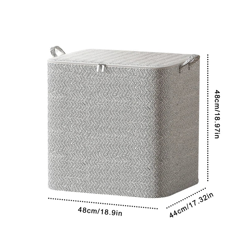 Carvallo VarioFold | Dammtätig & med fönster | Stor kapacitet | Textilförvaringsbox