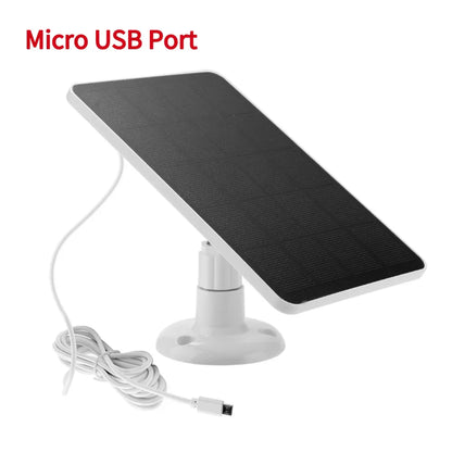 Carvallo Micro 10W Solpanel | Monokristallin | IPX6 Vattentät | Micro-USB | För kameror, belysning &amp; små solarsystem