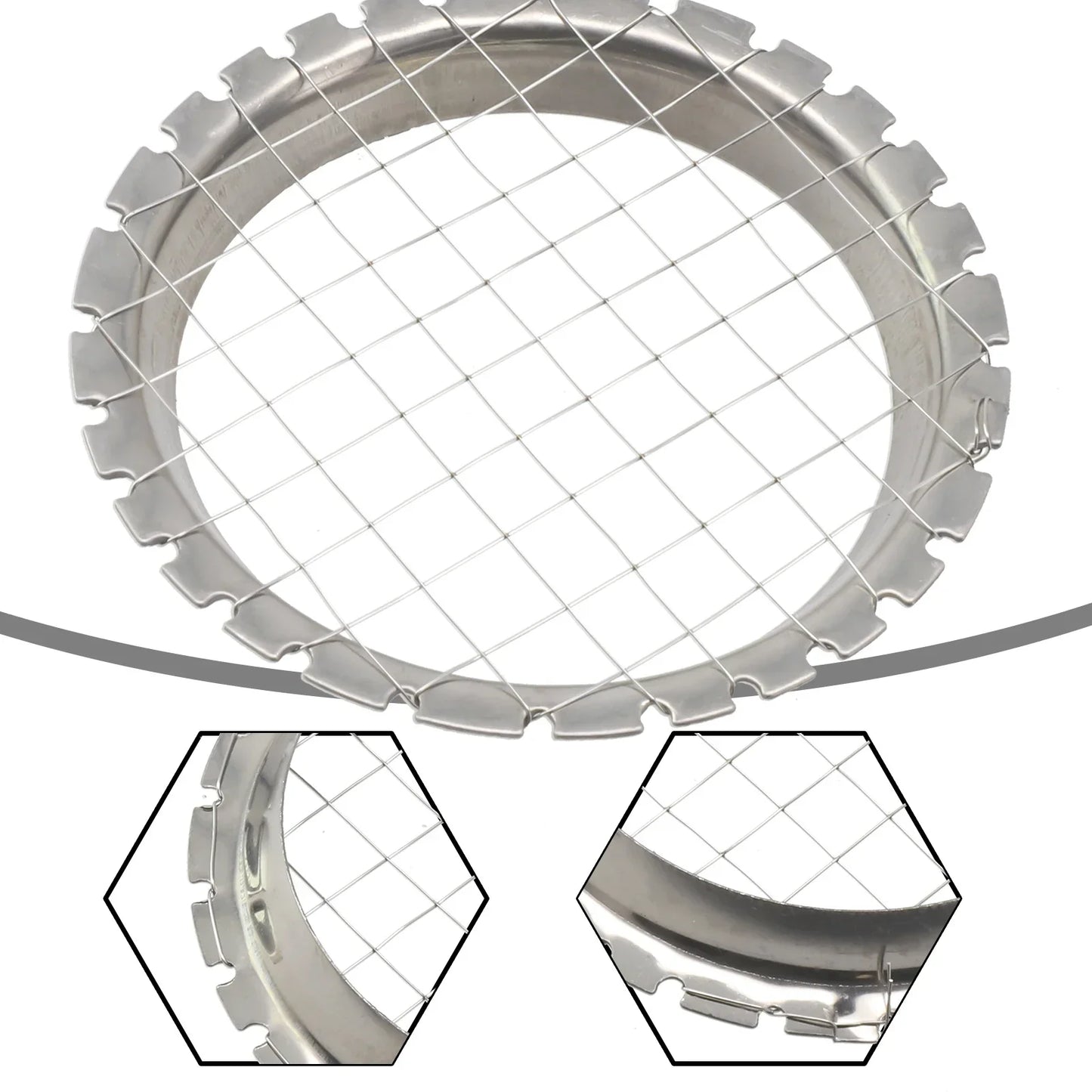 Carvallo SliceCube | För skivor & tärningar | Rostfritt stål-tråd | Ideal för ägg, ost, frukt & grönsaker