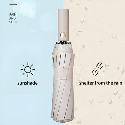 Fällbar paraply – Vindbeständig &amp; UV-skydd | Kompakt &amp; Hållbar