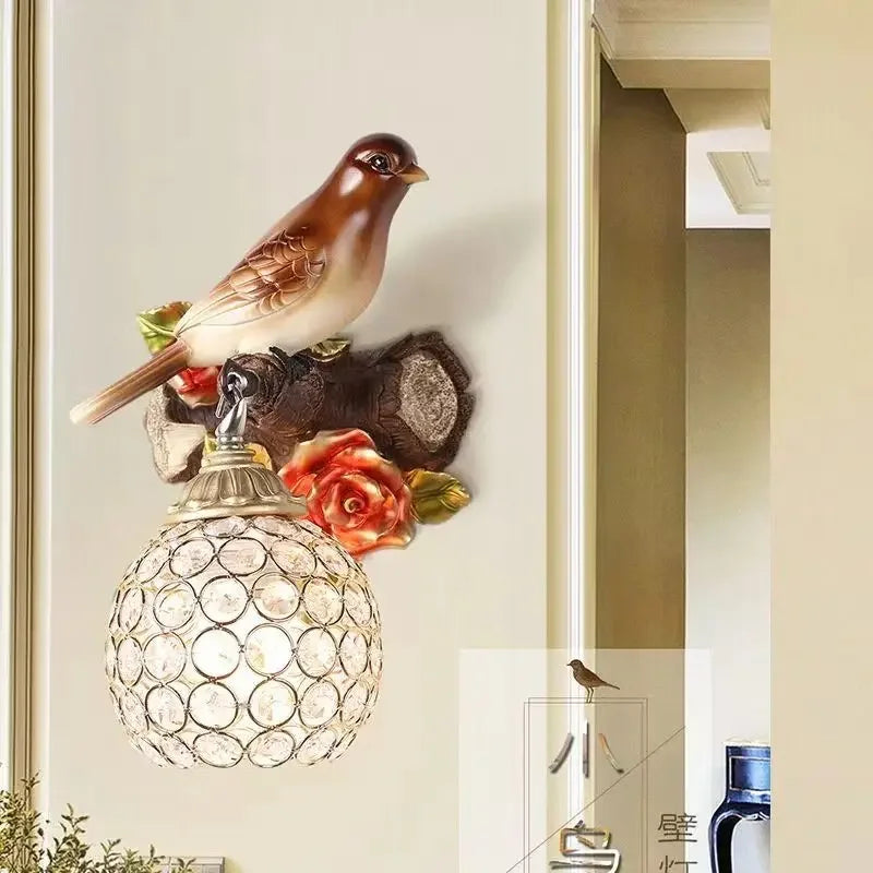 BirdGlow - Modern LED Vägglampa för Vardagsrum och Sovrum