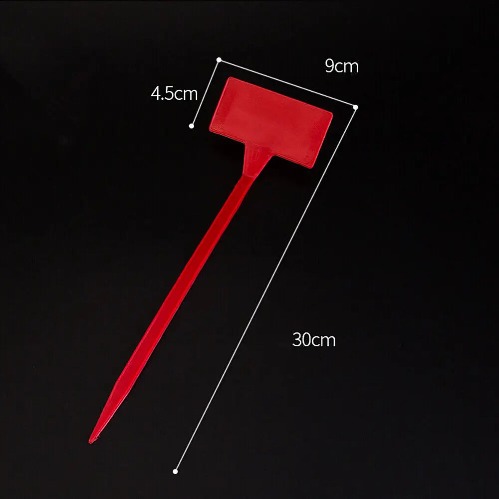 Carvallo EasyTag växtskyltar 10-pack | Insatsetiketter i plast | Återanvändbara & väderbeständiga | För rabatt, kruka & växthus
