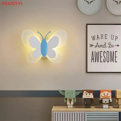 ButterflyGlow - Akryl Fjäril LED Vägglampa för Barnrum och Sovrum Dekor