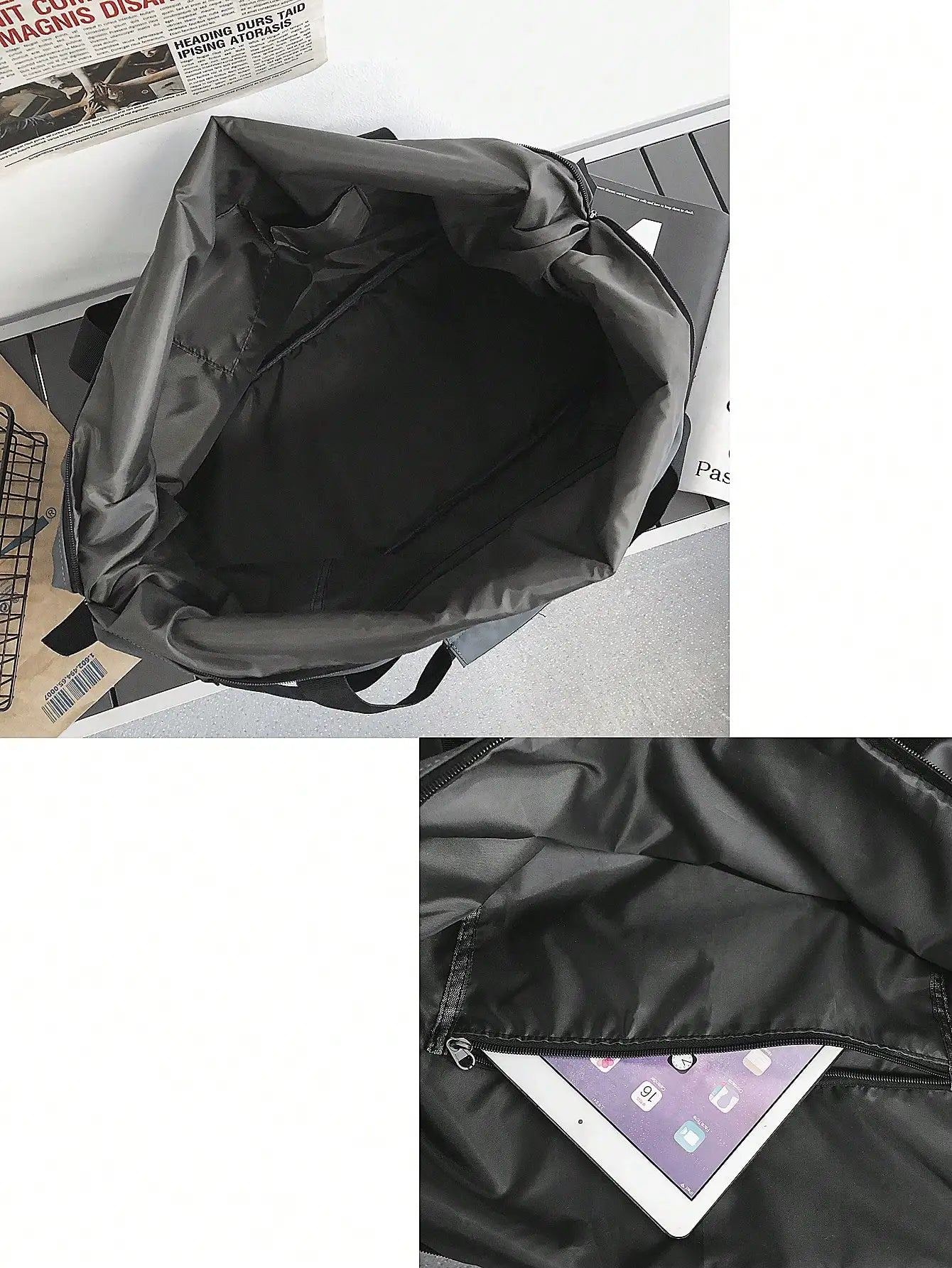 Carvallo Resväska Stor | Lätt Sport- & Fitnessväska | Axeväska & Crossbody | Mycket Förvaringsutrymme