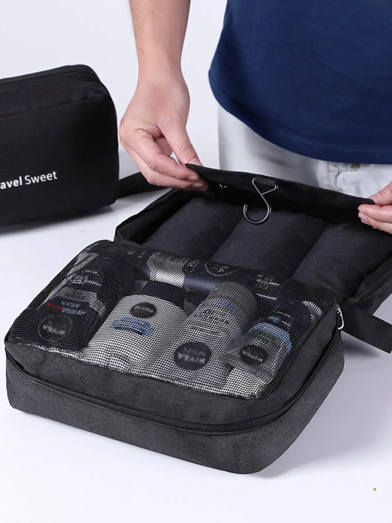 Carvallo Resväska DryNexa TravelCube | Flerlagersdesign med fukt-torr separering | Platsbesparande & Vattentät