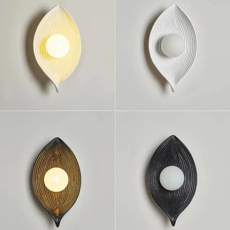 Carvallo - Elegant LED Wall Sconce Gold Leaf