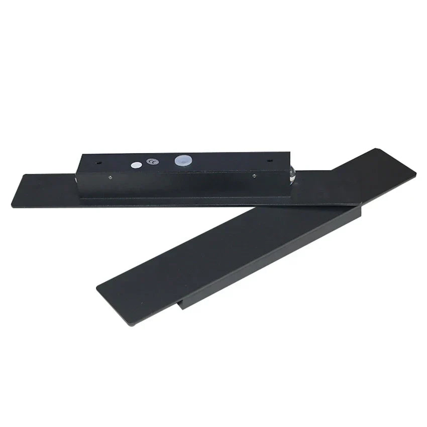 Utomhus Svart LED Vägglampa Aluminium Modern