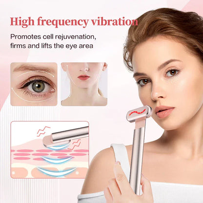 Carvallo LumiVibe | EMS &amp; Röd ljus | Stramande anti-aging vård | 270° vridhuvud